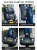 40L Waterproof Duffel Bag with Quick Fastening Straps for and Camping Motorcycle, Kayaking, Rafting, Boating,