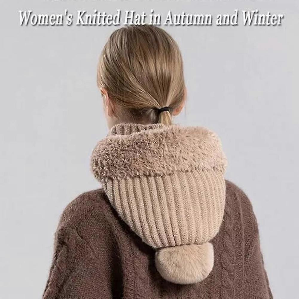 Starstartree Women's Knitted Hat In Autumn and Winter,Knitted Beanie for Women
