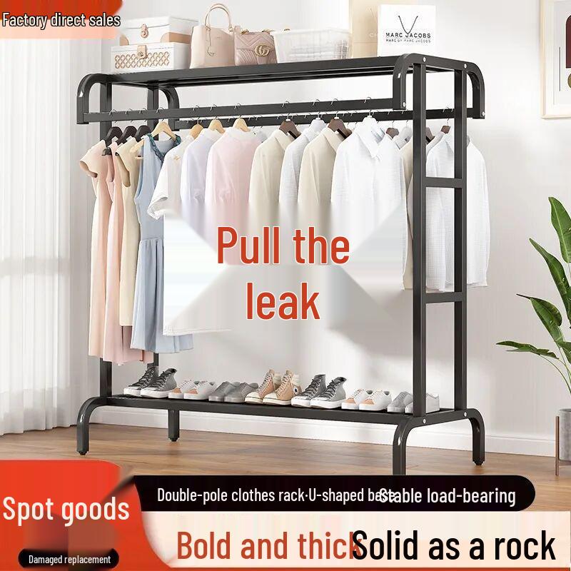 Vertical Clothes Drying & Coat Rack for Balcony or Bedroom