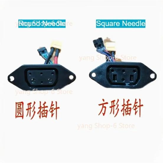 Fit Super Soco Lithium Battery Connector Charger Socket Line Circular Line For Super Soco Tc Ts Tsx Cu