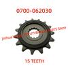 1PC/2PCS Original Pignon de Sortie 15 dents Roue Dentée Pignon 0700-062030 Pour Motos CFMoto 450SR 450MT 450NK 650MT 650NK
