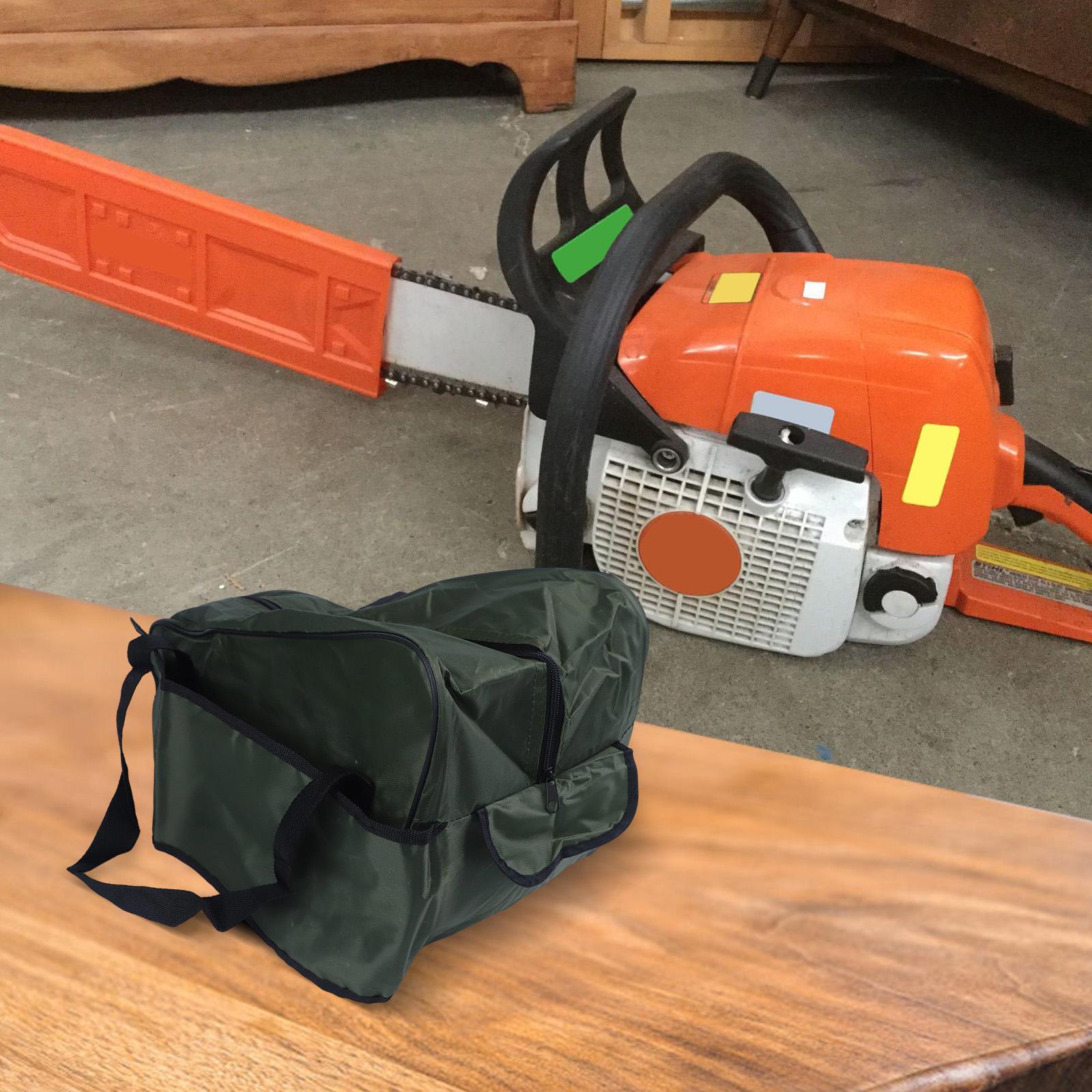 Storage Bag Chainsaw Tote Chainsaw Bag Oxford Cloth Rainproof Waterproof Garden Tools Bag Green Color High Quality China Mainland