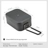 Aluminum Oxide Portable Lunch Box, Open Flame Heated Outdoor Picnic Camping Lunch Box, Aluminum Lunch Box