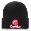 COOKIES New Letter Embroidered Knit Hat Pullover warm beanie for men and women, autumn and winter cold weather hat for students