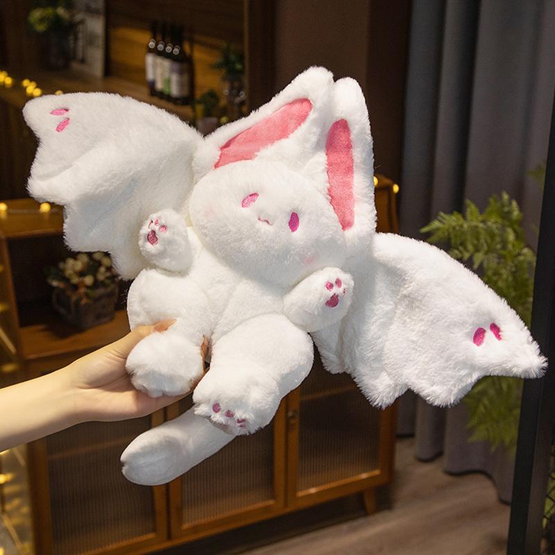 1pc Game Anime Spirit Rabbit Plush Flying Wings Bat Bunny Toy Stuffed Manta Aniamls Plushie Anime Doll Kids Girl Birthday Gift