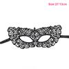 Halloween Black Queen Lace Mask Bez pevného tvaru Nášivky výšivky Party Kostým Karnevalová maska ​​Žena Maškarní maska