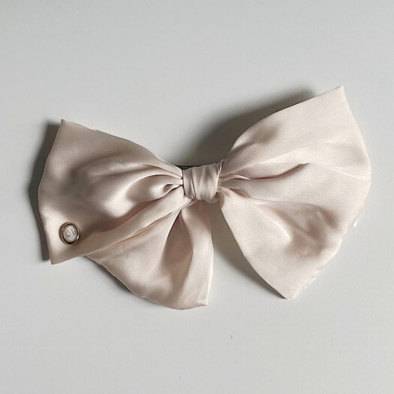 

oar Cameo Big Ruffle Barrette [Ivory] Ivory