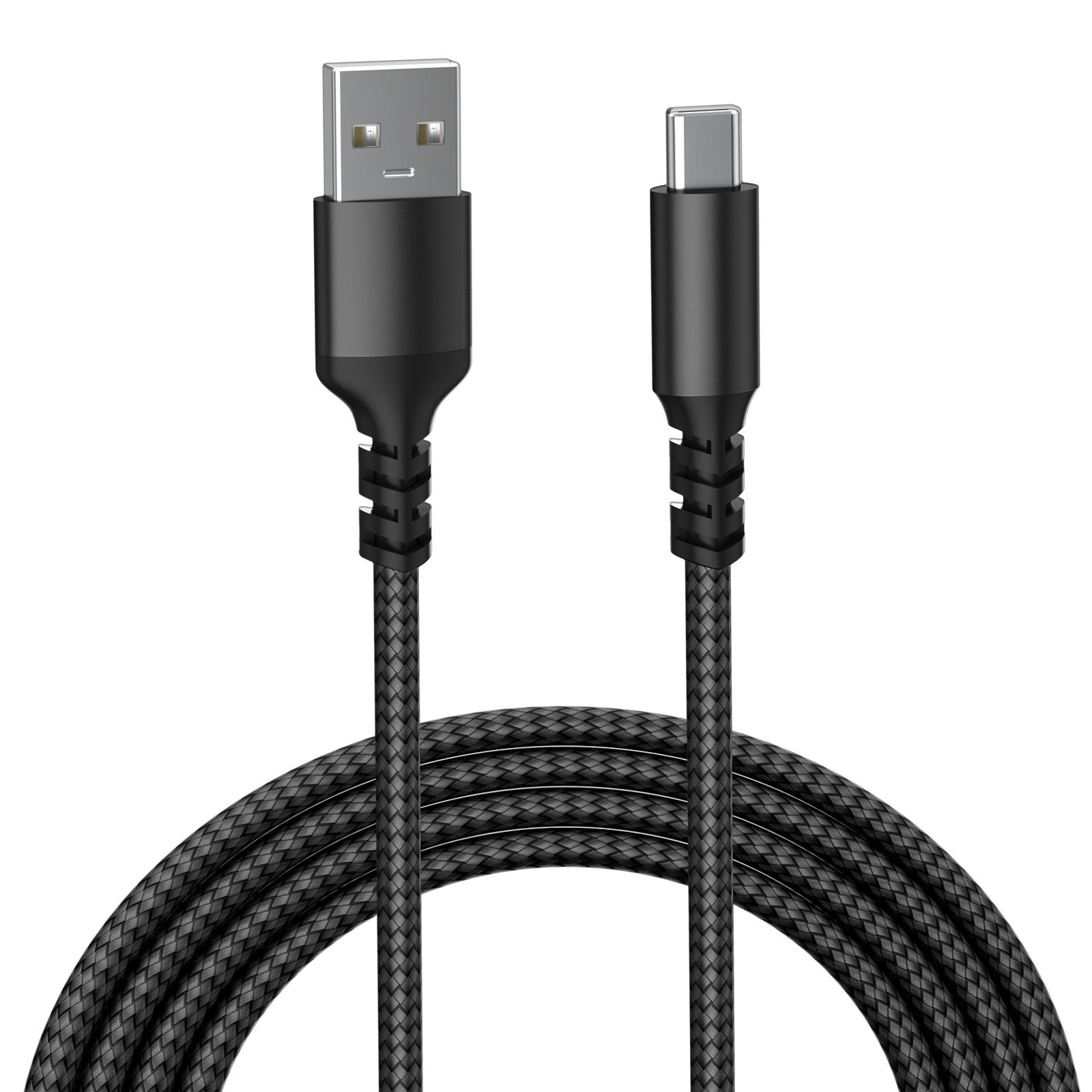 

Угловой кабель USB-C PD для быстрой зарядки для iPhone - Плетеный и прочный 1m/3.3ft