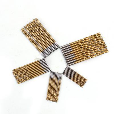 50Pcs/Set Twist Drill Bits Saw Hss High Steel Titanium Coated Drill Wood & Metal