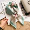Korean cashew flower silk scarf triangle scarf women's stacking wear accessories jeans belt travel matching shirt scarf headscarf