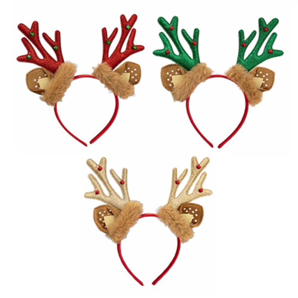 2/3pcs Cute Christmas Headband Creative Antler Headdress Deer Headbands  Hair Accessories