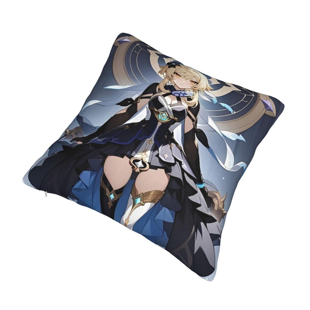 genshin impact game Pillow Cover Merchandise Printing Cushion Cover Decor Throw Pillow Case Cover Home Multi Size