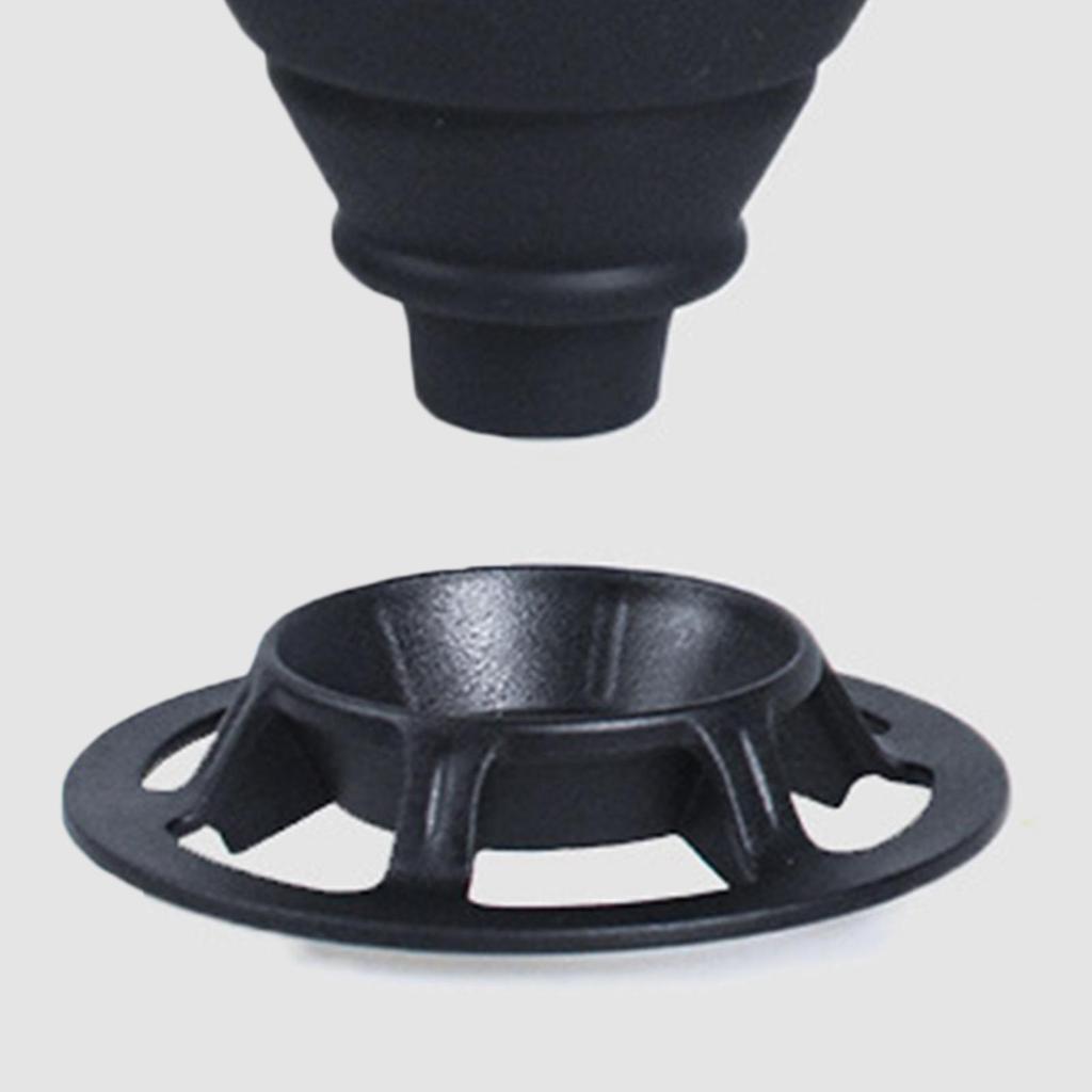 Coffee Dripper Filter Cone Filter Holder Foldable Service for 1 to 2 Cups Coffee