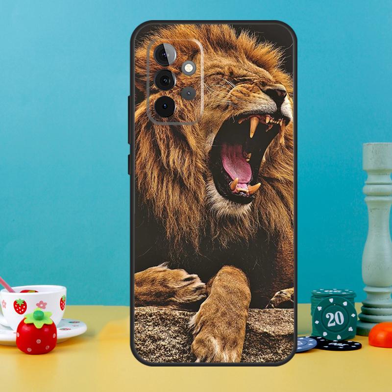 Roaring Lion Case For Samsung Galaxy A35 A26 A16 A05 A55 A15 A32 A12 A22 A52 A54 A34 A14 A56 A36 A13 A53