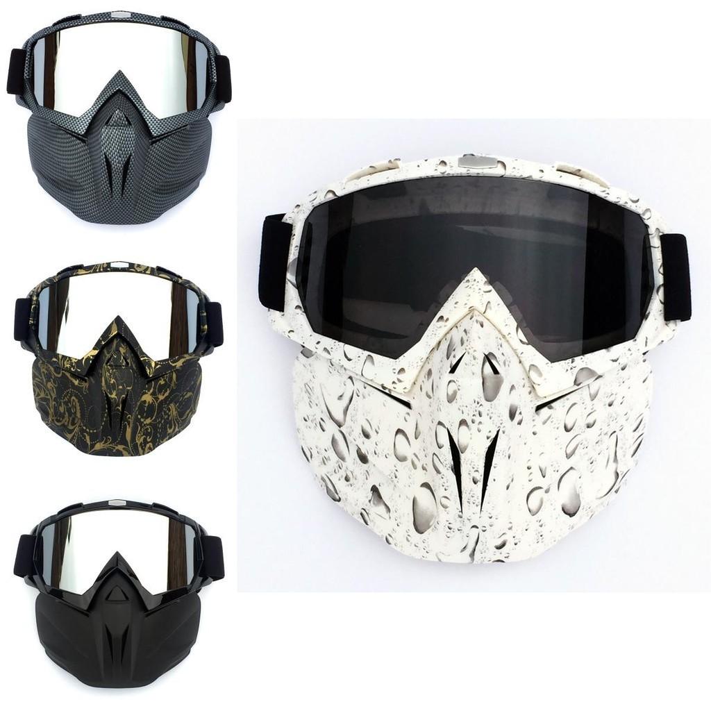Lightweight High-strength Winter Snow Sports Ski Snowboard Snowmobile Face Mask Shield Goggles Glasses