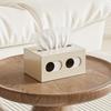 1PC Tissue Multi-Functional Creative Desktop-Suitable Funny Face Home-Use Holder Compact Box Drawer-Type 18x12x9.5cm