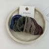 4Pcs/Set High Stretch Women's Scrunchie Solid Ponytail Holder Hair Tie 2024 New Hair Bands  Women