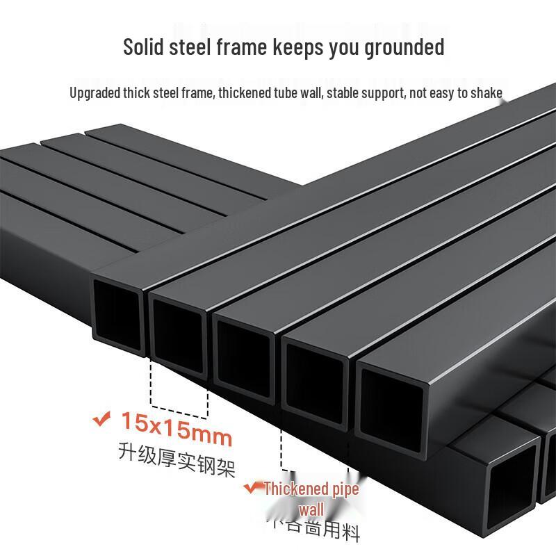 Industrial Wood & Metal Floor Bookshelf