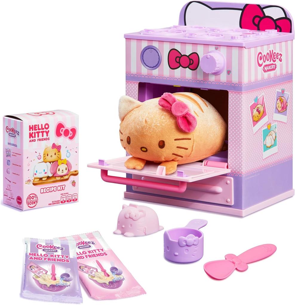 Cookeez Makery Hello Kitty a přátelé Trouba Smíchej a vyrob plyšového nejlepšího přítele Vlož těsto do trouby a buď ohromen, když se z teplého, voňavého,