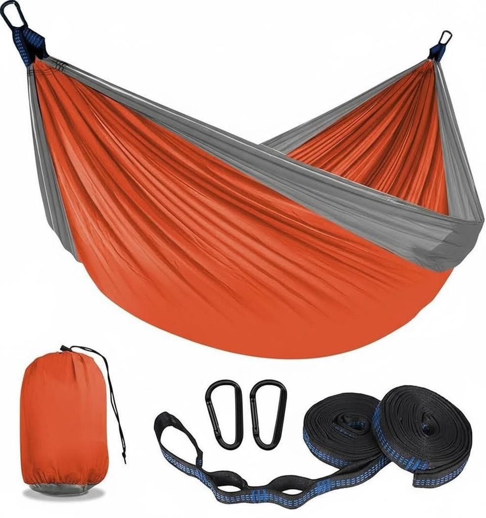Portable Anti-Mosquito Camping Hammock with Automatic Quick-Opening