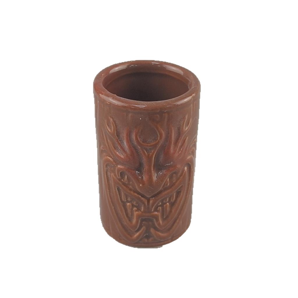 American Ceramic Relief Cup Hawaiian Cocktail Cup Grimace Cup Ceramic Tiki Cup Bar Tiki Cup