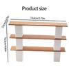 Solid Wood Mini Cabinet Bookshelf Model Dollhouses Accessories For Bedroom Kitchen Living Room Tiny House Decoration