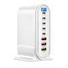 600W 8 Port Fast Charging Adapter with LED Display Desktop Fast Charging Station Adapter for Laptop Phone Tablet
