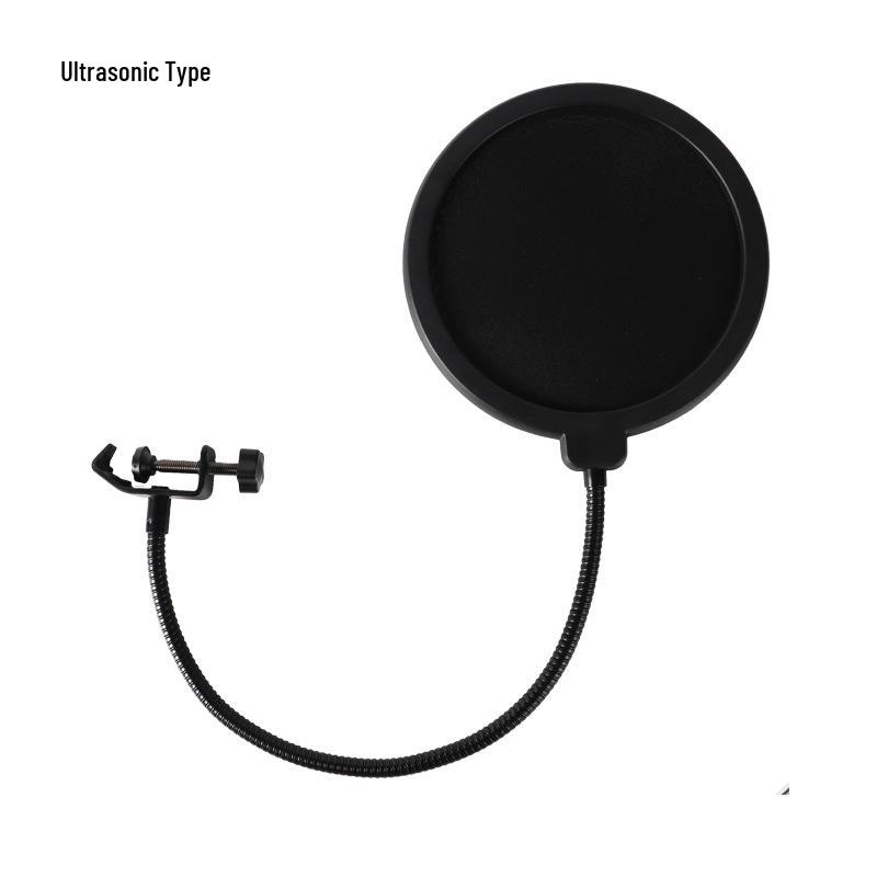 15cm Double Layer Mesh Pop Filter for Studio and Live Mic Boom Arm Stand