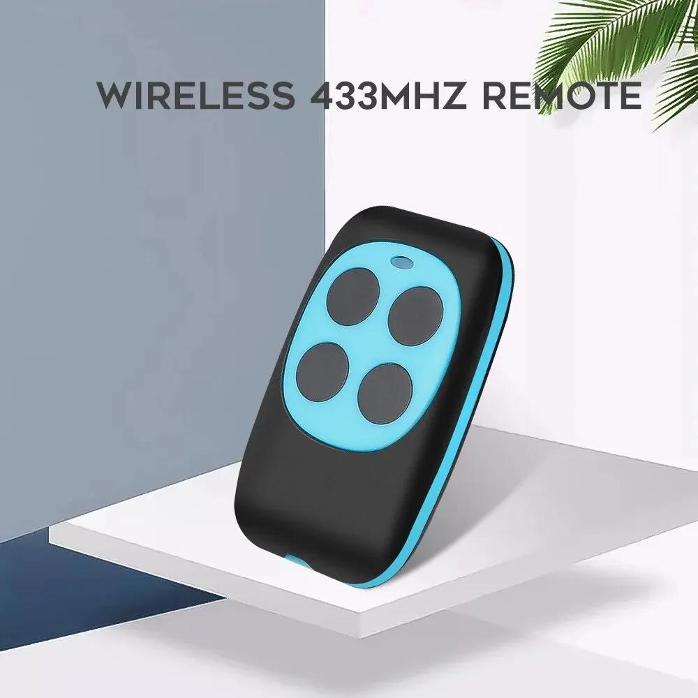 Garagentor Kopie Klon Fernbedienung RF Sender 433Mhz 4 Tasten Farbe Drahtlose Fernbedienung für Tür
