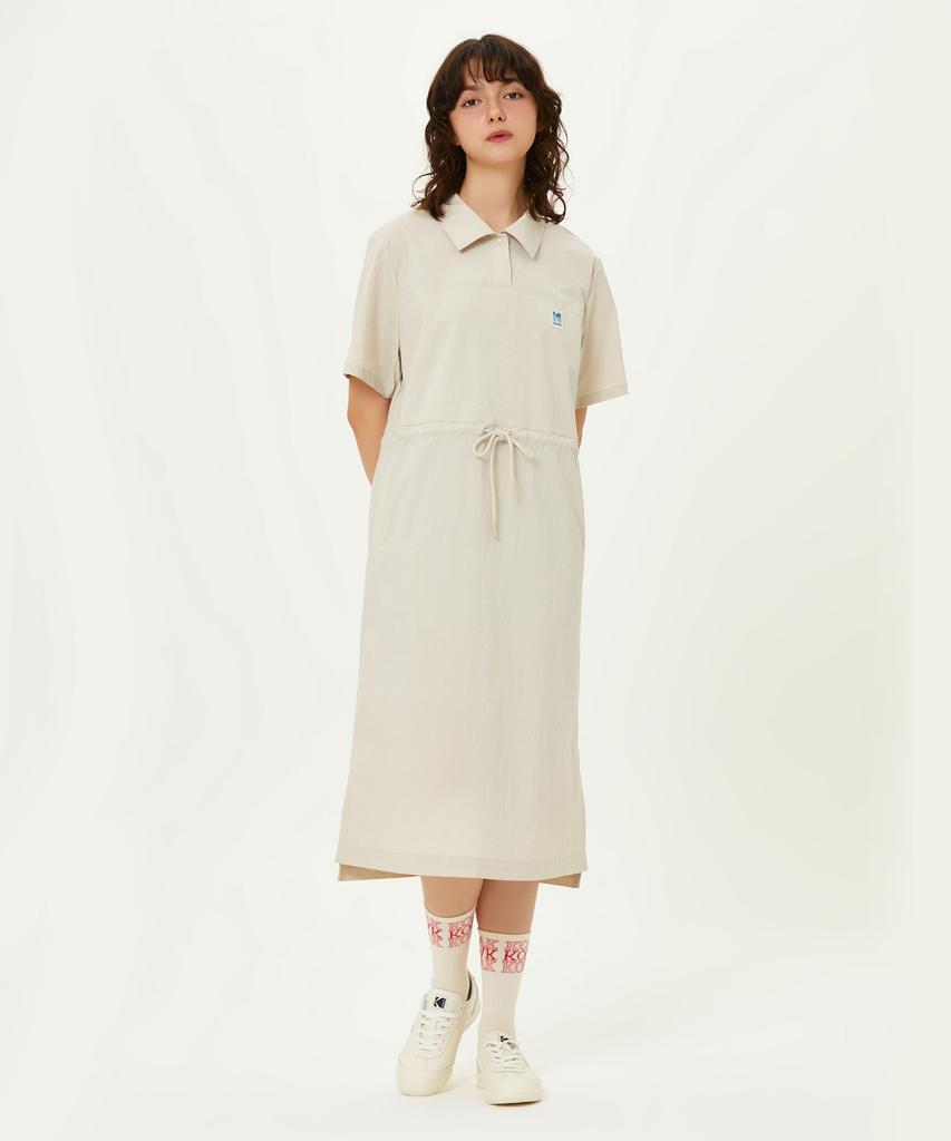Kodak Breeze Collar Dress Ivory