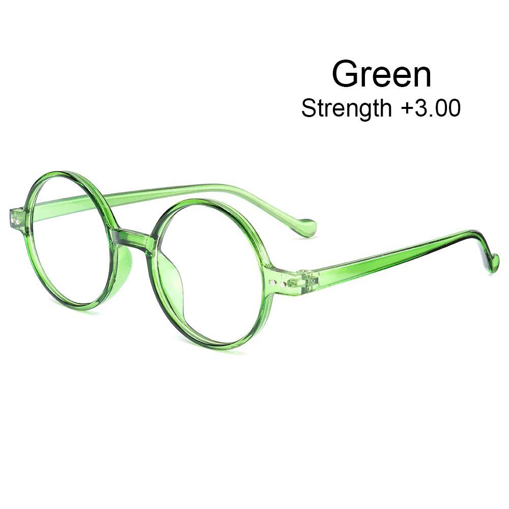 Retro Anti UV Blue Light Reading Glasses Round Frame for Women Men Presbyopia Eyewear +1 0 To +4 0 Radiation Protection