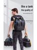 Multifunctional Canvas Tool Backpack for Electricians and Woodworkers