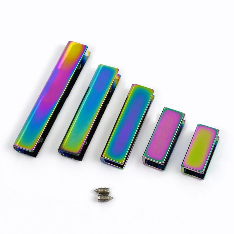 10/20Pcs 20-50mm Metal Tail Clip Buckle Corner Screw Edge Protector Buckles Bag Strap Cover Clasp Webbing End Decoration Stopper