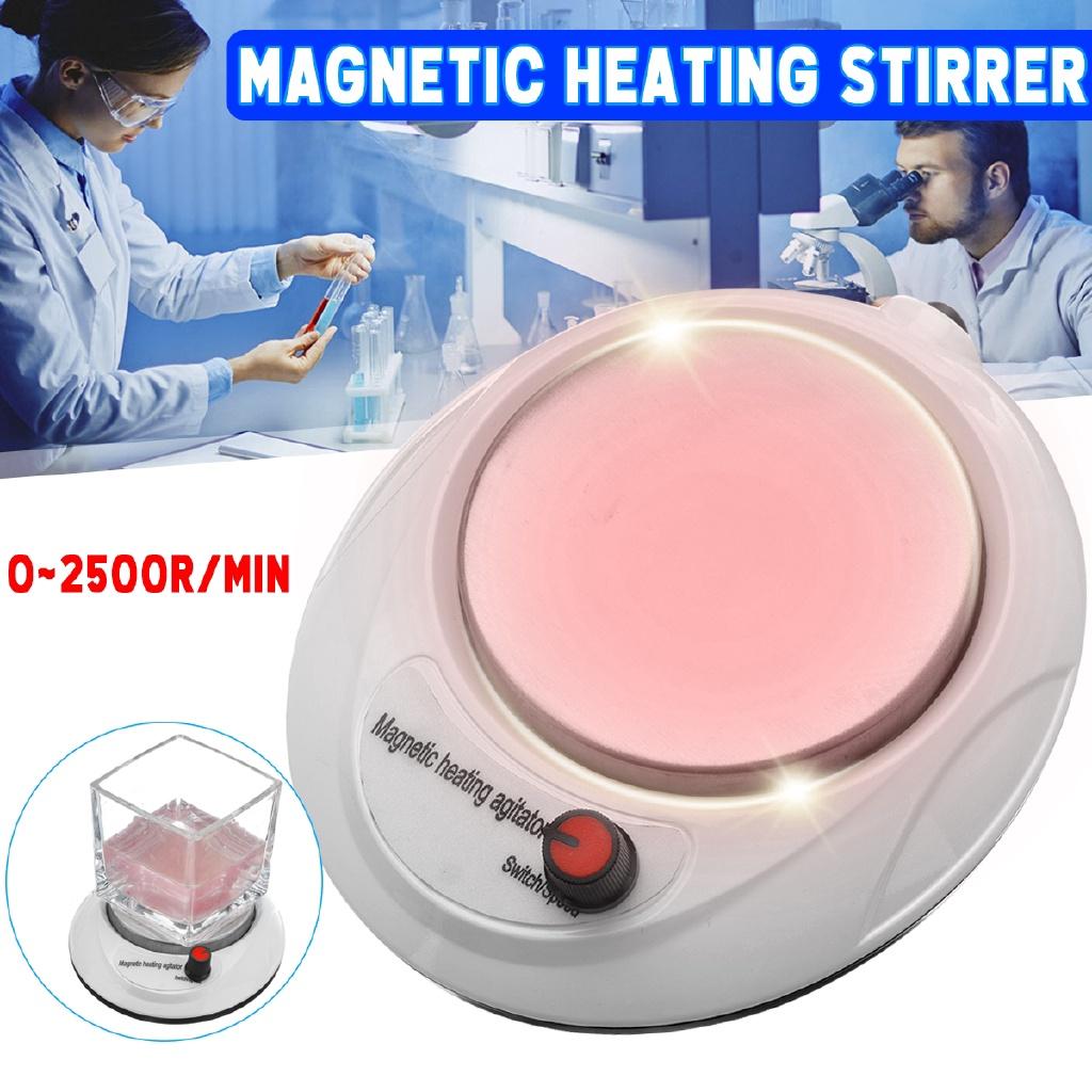 Magnetic Heating Stirrer Mini Magnetic Heating Agitator Stirrer Hotplate With Stir Bar Laborator Stirrering Machine 220V