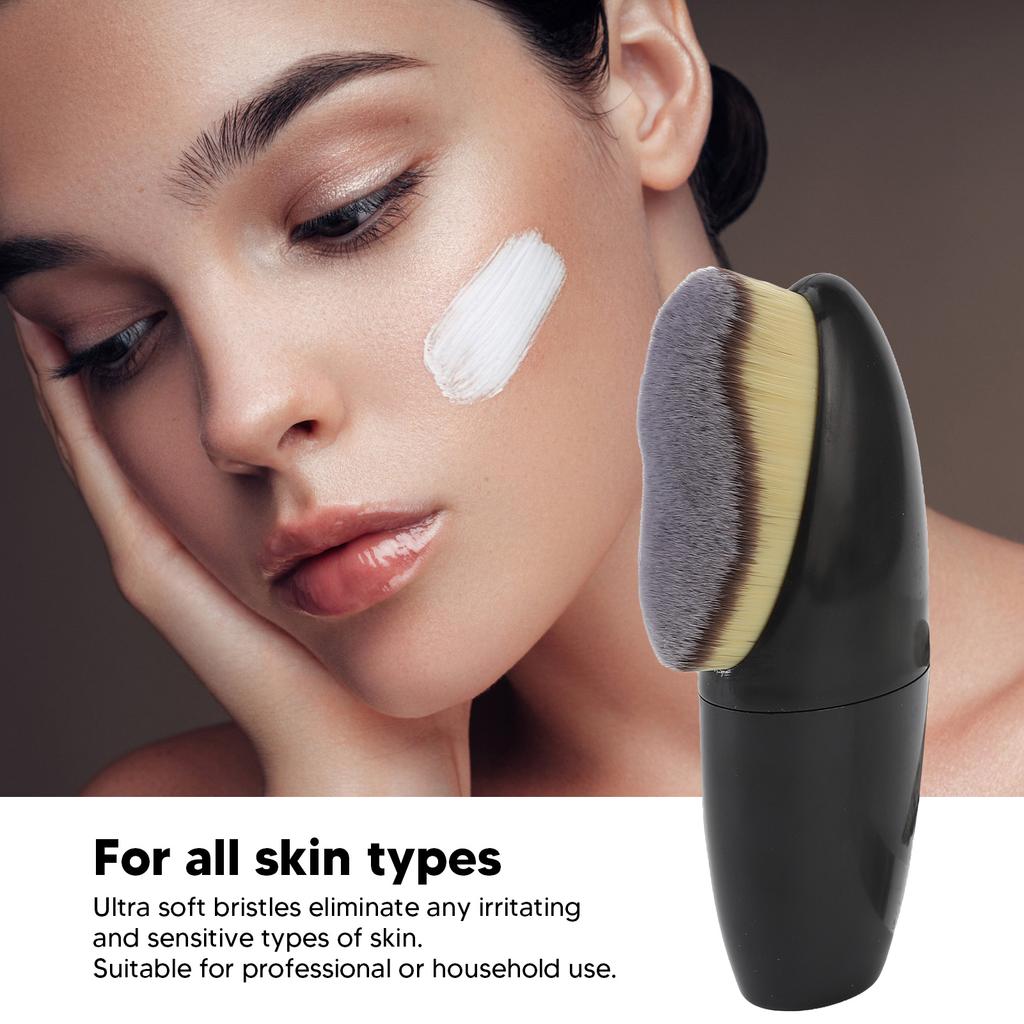 Tanning Brush Ultrafine Soft Fibers Even Applying Multifunctional Body Makeup Brush for Home Travel Use