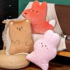 Cute New Products Home Creative Cartoon Animal Pillow Fruit Cushion Collection Car Waist Pillow Sofa Office