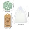 Compact Rose Flower Double-Sided Folding Mirror