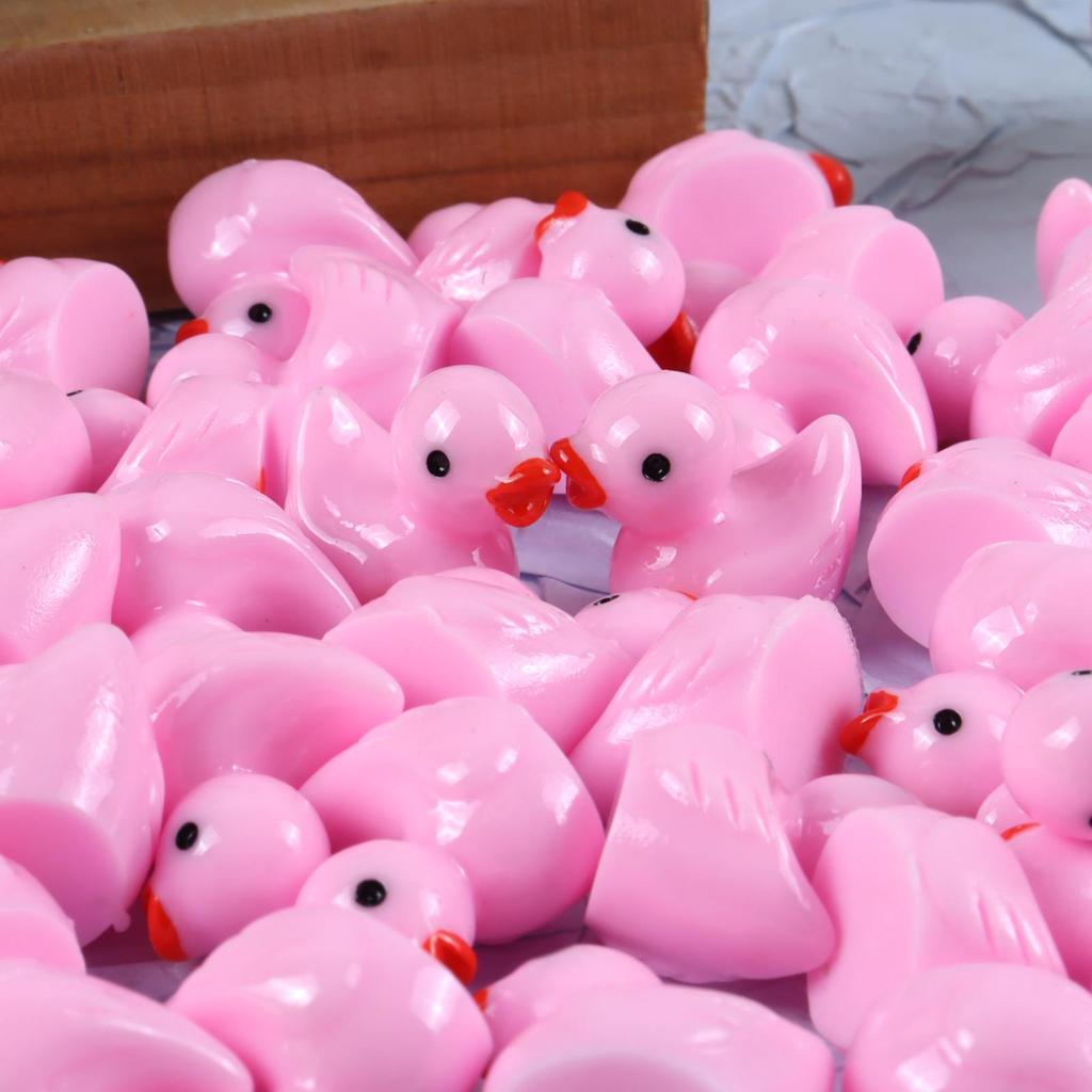 DIY Yellow Duck Resin Accessories for Micro-Landscapes