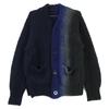 sacai 23AW 23-03167M Tie Dye Knit Cardigan Gradient knit cardigan tops 0 NavyUsed