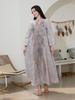 Dubai Arab Cross-border Mesh Sequin Abaya for Muslim Women