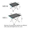 Ultralight Portable Folding Camping Table Foldable Outdoor Dinner Desk High Strength Aluminum Alloy For Garden Party Picnic BBQ