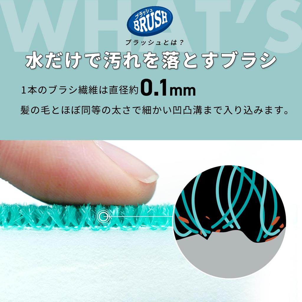 LEC Gekiochikun Entryway Tile Sweeping Adjustable Brush Length for Sweeping and Polishing Grout and Uneven Surfaces Fiber Brush Brush, & Polishing,