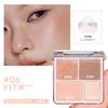 Judydoll 4 Color Blush Highlight Palette Expanding Color Matte Highlight Brightening Blush Cream Powder Blush Mud