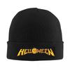 Helloween Rock Band Warm Knitted Cap Fashion Bonnet Hat Autumn Winter Outdoor Beanies Hats for Unisex Adult