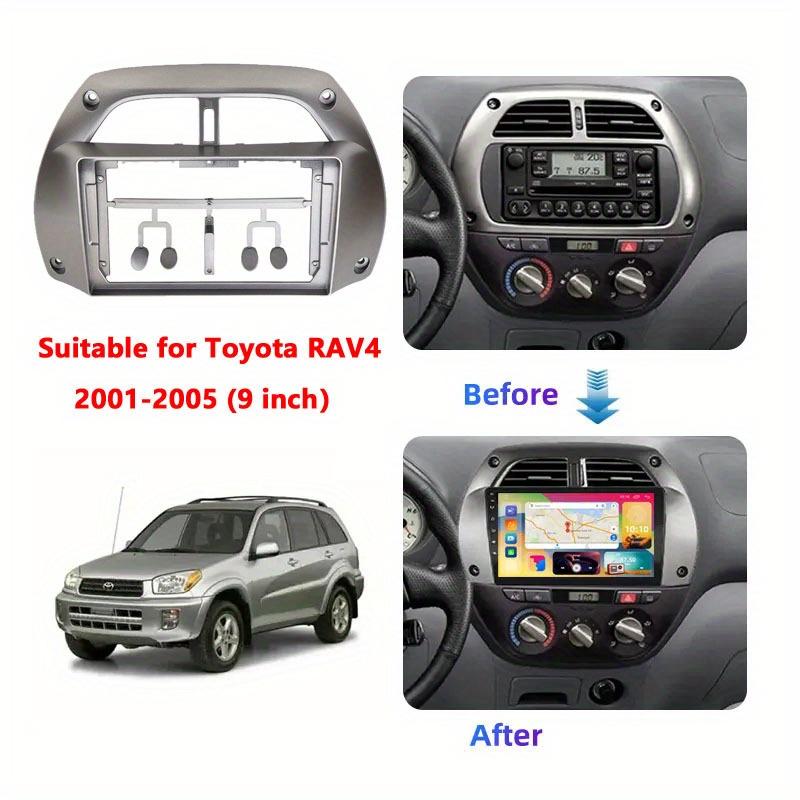 9 Inch Frame Car Fascia Fit for RAV4 2001-2005 Car Frame Kits Fitting Panel Frame Dashboard Kit