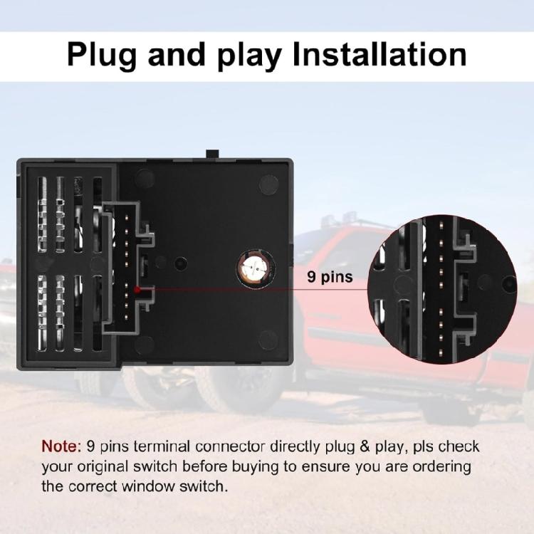 Front Headlight Dimmer Switch for 1500 2500 3500 Automotive Accessories Headlamp Switch Instrument Panel Switch