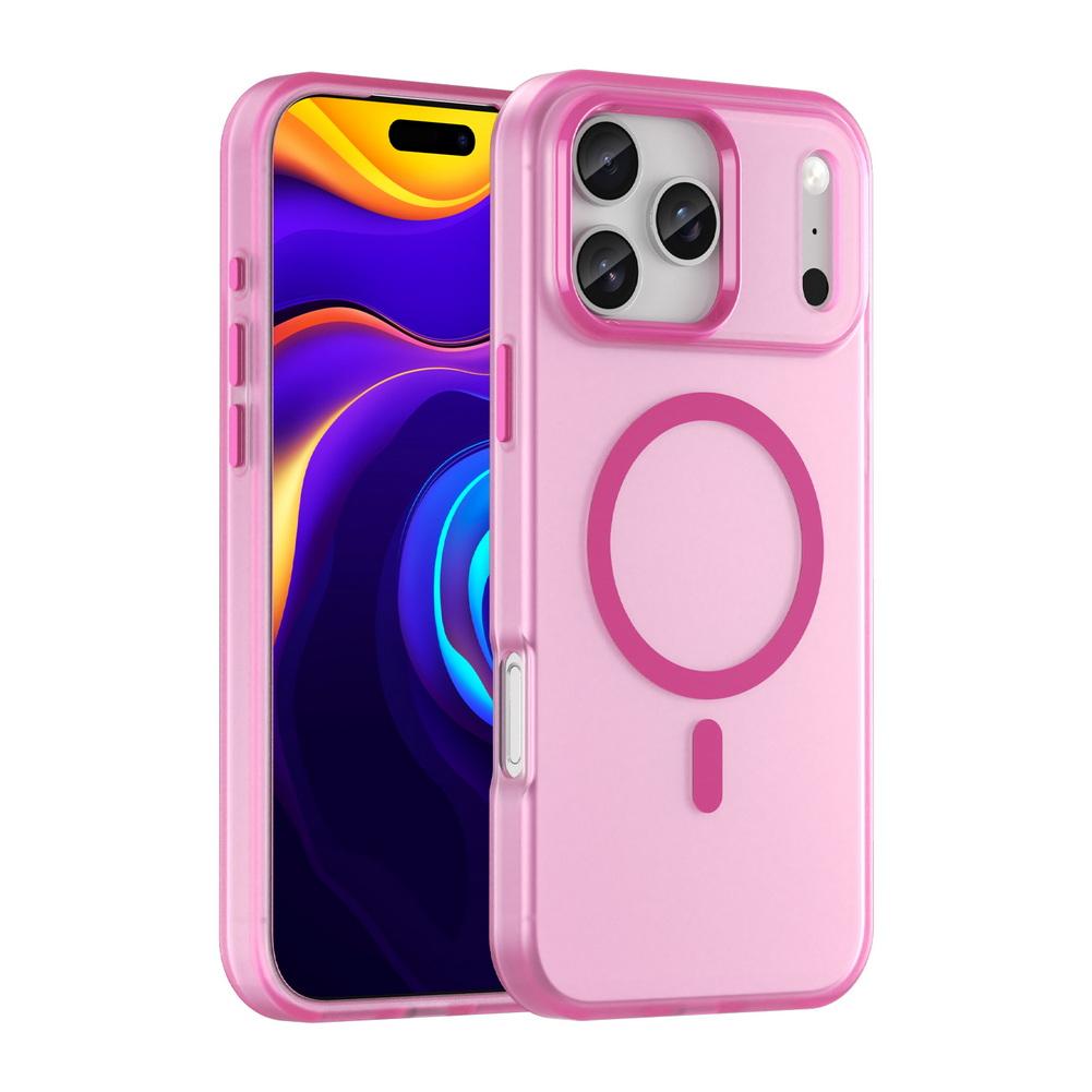 Matte Translucent Powerful Magnetic Anti-drop Case For iPhone 17 Pro Max 17 Air 16e 16 Pro 15 + 14 13 12 11 Protect Full Cover