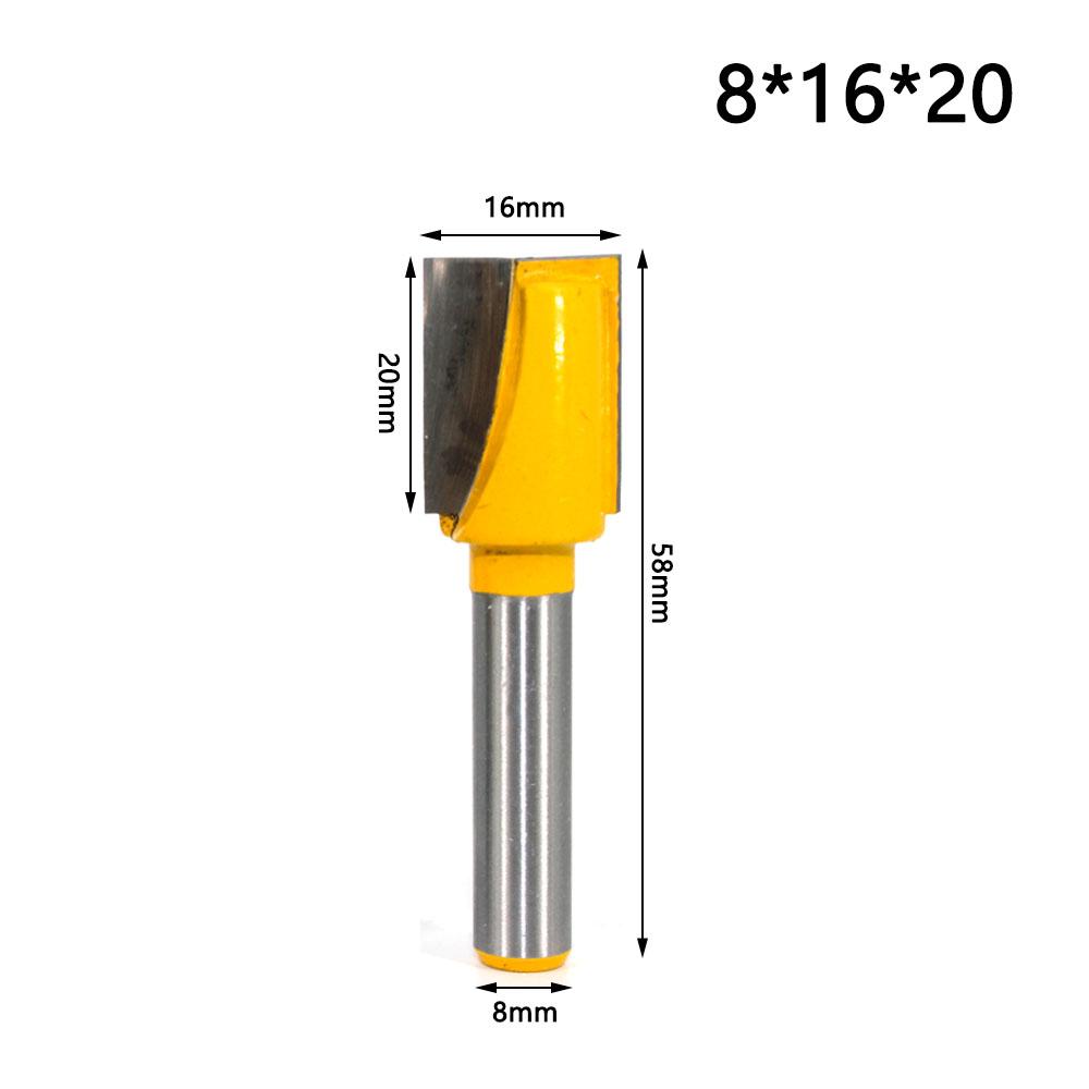 Buy LAVIE 1 Pc 8mm Shank Bottom Wood Cleaning Bit Straight Router Bit ...
