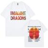 Imagine Dragons Loom World Tour 2025 Tshirt Unisexs Women Fashion Vintage Hip Hop Oversized Short Sleeve Cotton Casual Tee Shirts