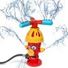 Plastic Rotating Sprinkler Toy Interactive Hydrant Sprinkler  Summer Outdoor
